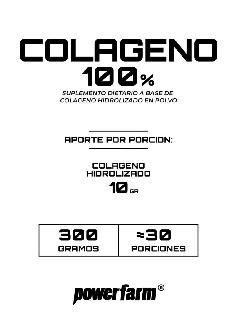 Colágeno Hidrolizado 100% en polvo