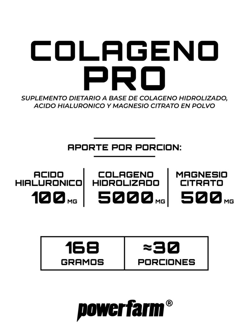Colágeno Pro – Colágeno + Ácido Hialurónico + Magnesio