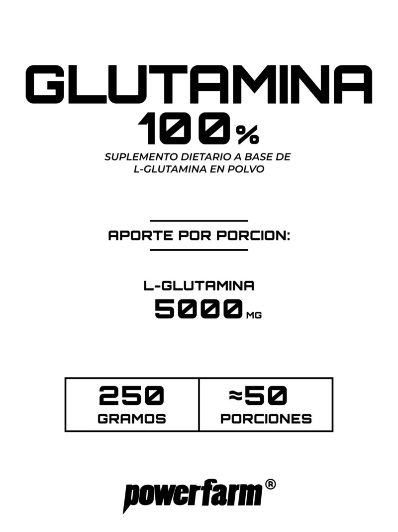 L-Glutamina 100% en polvo