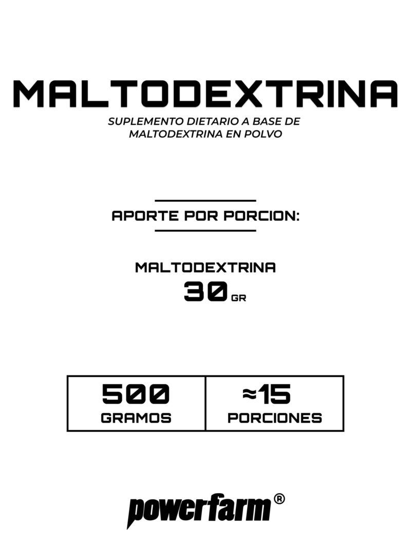 Maltodextrina en polvo