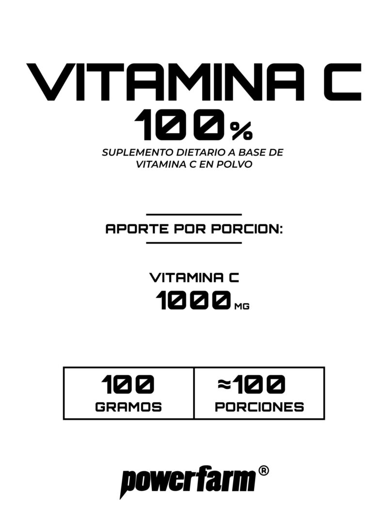 Vitamina C 100% en polvo
